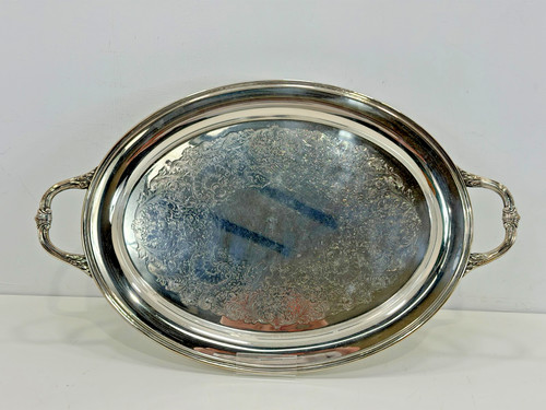 Rogers silver platter - silver,