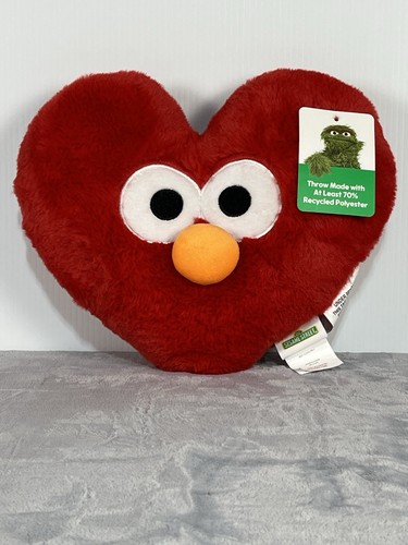 Sesame street elmo heart plush - heart,