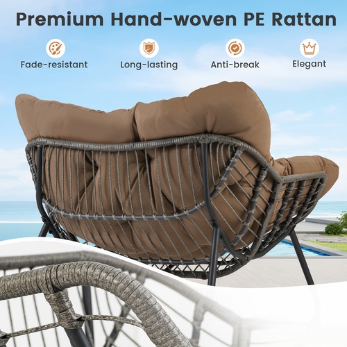 Indoor outdoor rattan papasan - indoor,