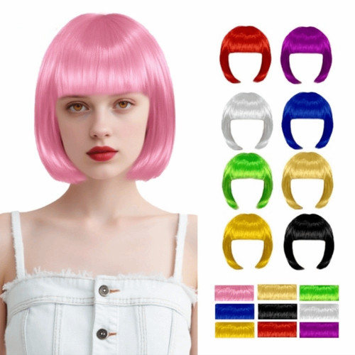 Short colored bob - bob, hairstyle