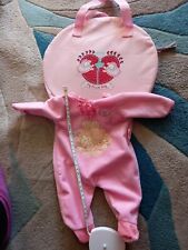 baby annabell accessories used Zip Up Bag And Baby Grow