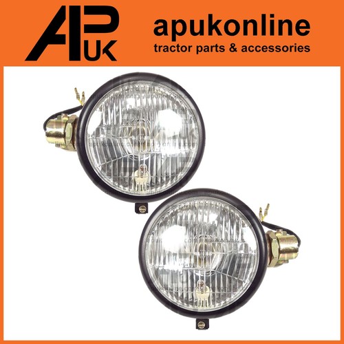 Pair round headlights headlamp - pair,