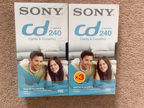 Sony vhs tapes - sony, 4