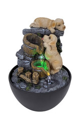 Indoor Water Fountain Mini Lovely Labs Home LED Beautiful Decor 18cm