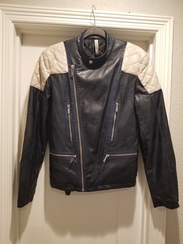 Zara man blue white leather - man, &