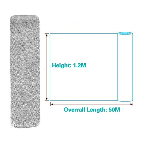 50m galvanized chicken - 50m×1.2m,