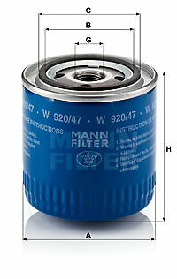 Mann filter 920 oil - mann-filter,