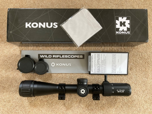 Konus wild 12x40 ir rifle - wild, 4-12x40