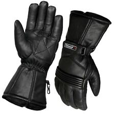 Thermal Motorbike Motorcycle Leather Gloves Waterproof Protection Winter Summer