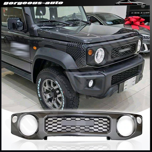 Silver front bumper grille - front,