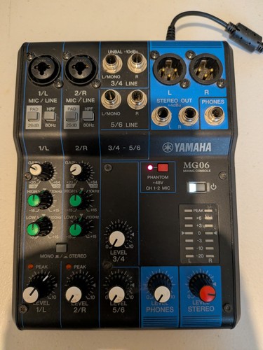 Yamaha mg06 channel - yamaha, 6-channel
