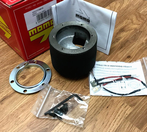 Genuine momo steering wheel - steering,