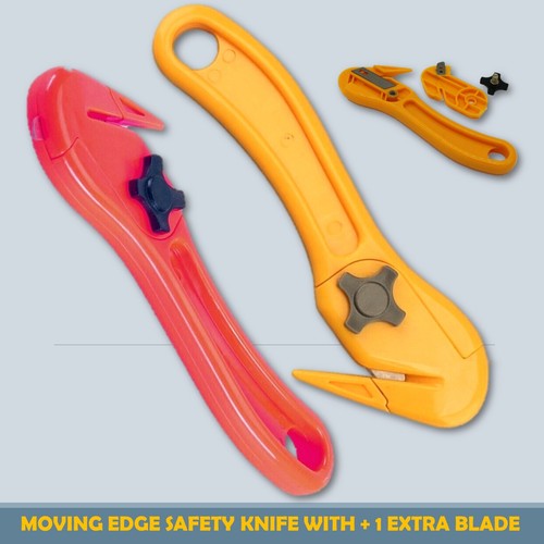 Safety knife moving edge box - safety,