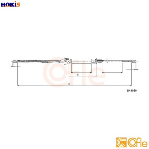 Cable pull parking brake - pull,