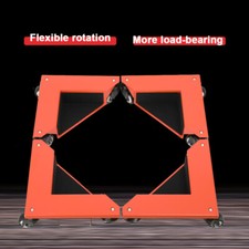 4 PCS Desk Cabinet Corner Mover Dolly Furniture Dollies Roller up to 639kg
