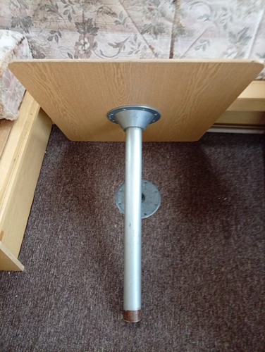 Wood table floor mount island - wood,