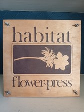 Vintage Habitat Flower Press With Original Papers And Cards 1970s