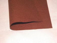 Acrylic Felt Baize Craft/Poker Fabric Material - GINGER BROWN
