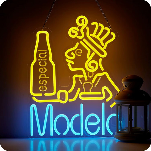 Vintage modelo beer neon - modelo,