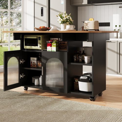 Kitchen island drop leaf - w/,