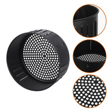 1pc Air Fryer Food Basket Drain Basket (Black) Fry Basket Air Fry Accessory