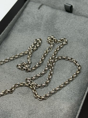 9ct white gold solid belcher - gold,