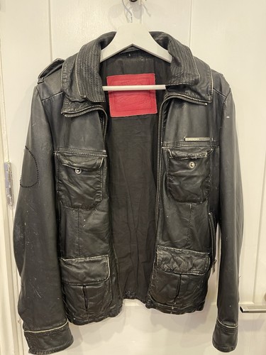 Superdry men leather jacket - superdry,