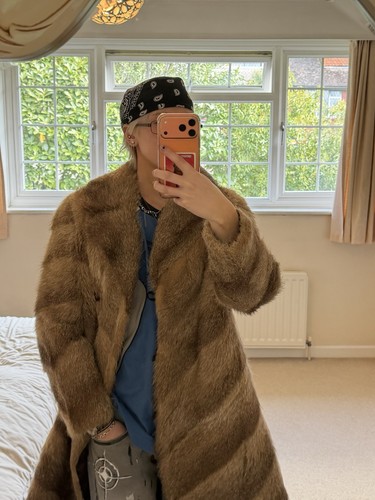 Vintage fur coat 1970s - coat,