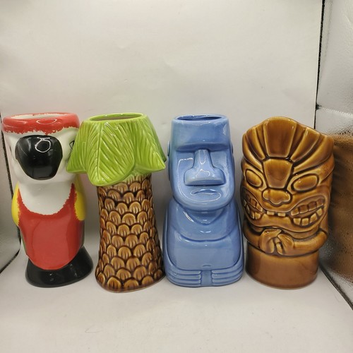 Tiki mugs various designs - tiki,