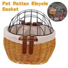 Pet Bicycle Basket Cat Dog