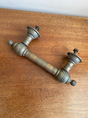 Antique brass door pull - antique,