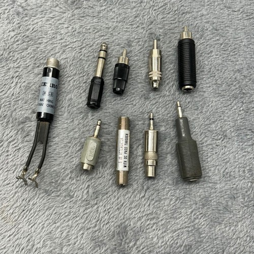 Vintage audio adapter lot sony - lot,