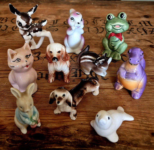 Vintage mini ceramic animal - mini,
