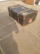 antique vintage travel trunk