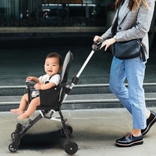 Compact Travel Pram Stroller Baby Lightweight One Hand Fold Buggy Pushchair UK
