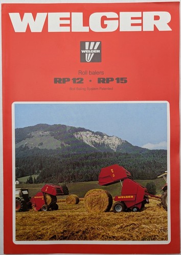 Original welger 15 - welger, rp