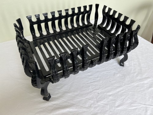 Cast iron fire basket - cast,