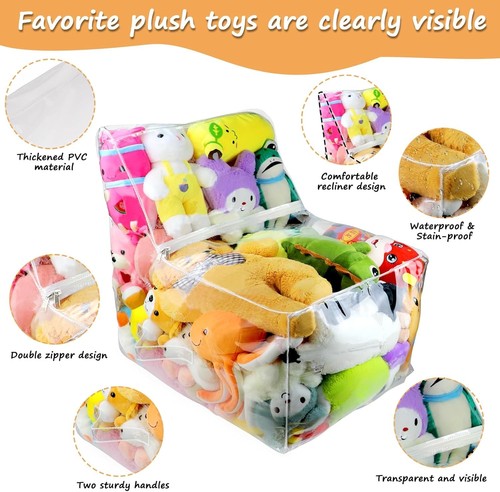 Clear stuffed animal - stuffed, bag
