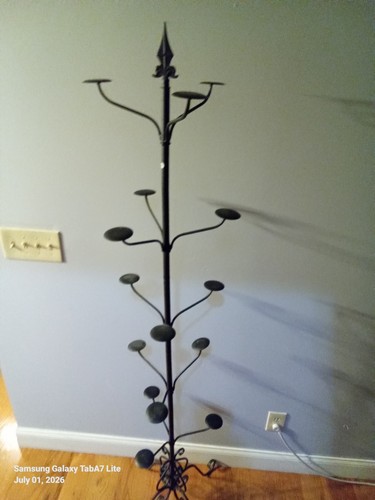 Metal coat and - hat, rack
