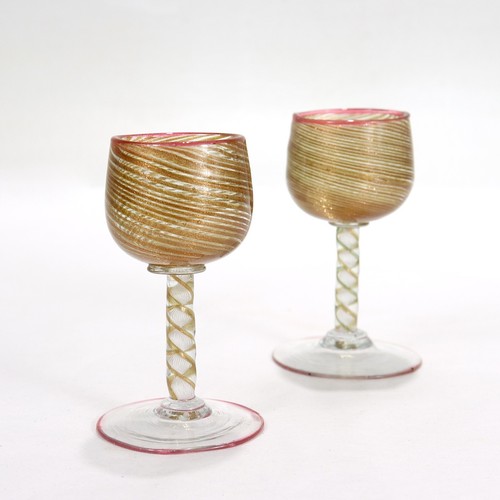Pair antique salviati - pair,