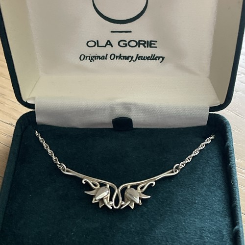 Ola gorie silver necklace - silver,