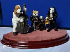 Dog Jazz Trio Band Resin