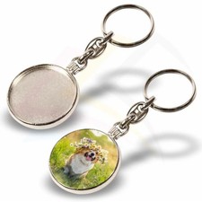 Metal Photo Keyring Round 33mm