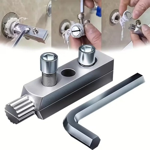Faucet valve thread extractor - valve,