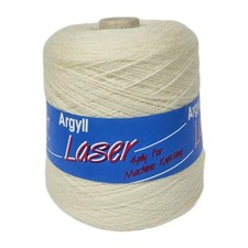 Knitting Wool Yarn Cone Cream