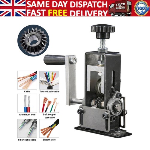Hand crank wire stripper - stripper,