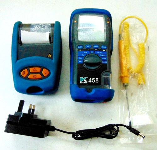 Kane 458 flue - flue, analyser