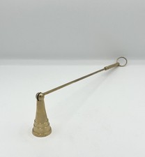 Vintage Solid Brass Candle Snuffer Taper Pillar Jar Tealight Bell Shaped 12 inch