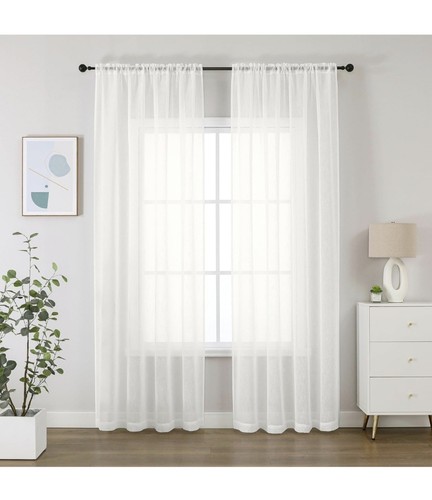 Cream linen curtains light - cream,