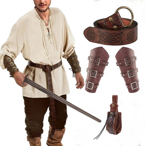 5pcs men renaissance costume - 5pcs, men's